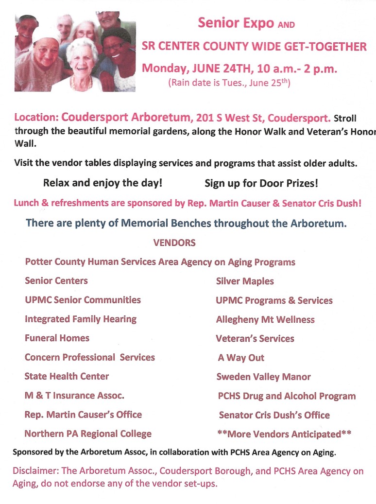 THE PUBLIC IS INVITED TO ATTEND THE SENIOR EXPO AND POTTER COUNTY ...