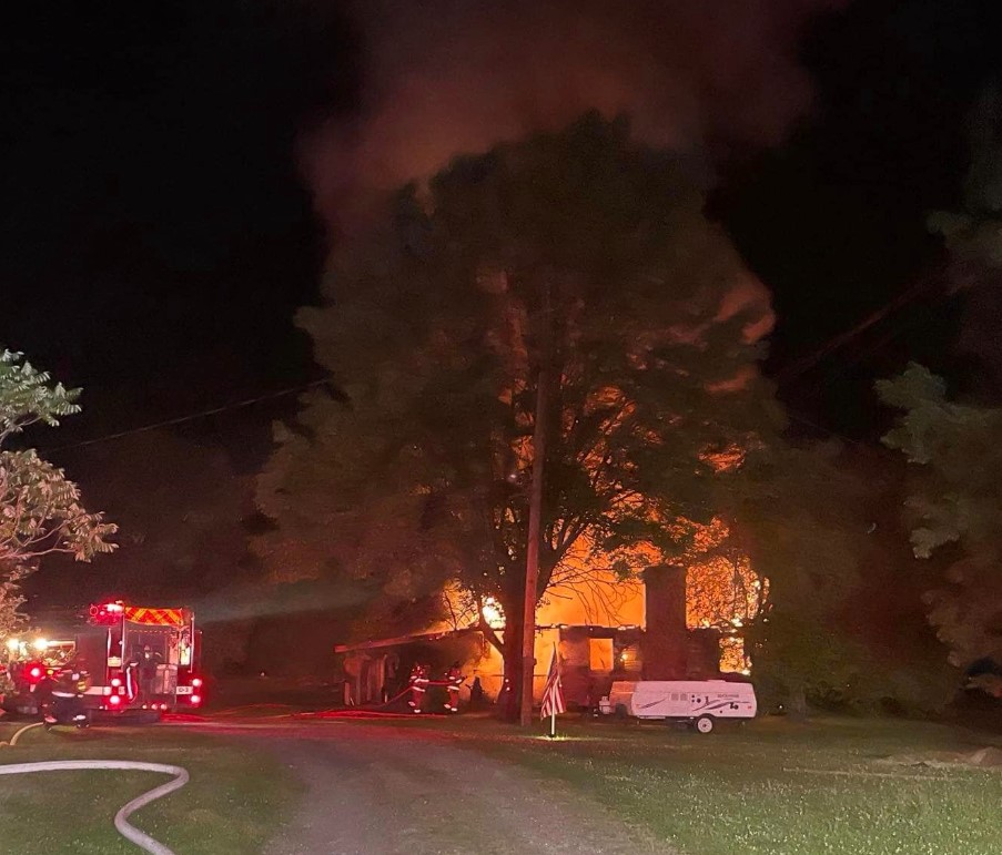 6 Fire On Rode House Fire Overnight Destroys Residence on Old Route 6 Near Galeton ...