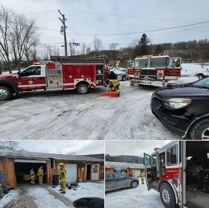 Multiple Fire Departments Respond To A Structure Fire In Westfield Twp ...